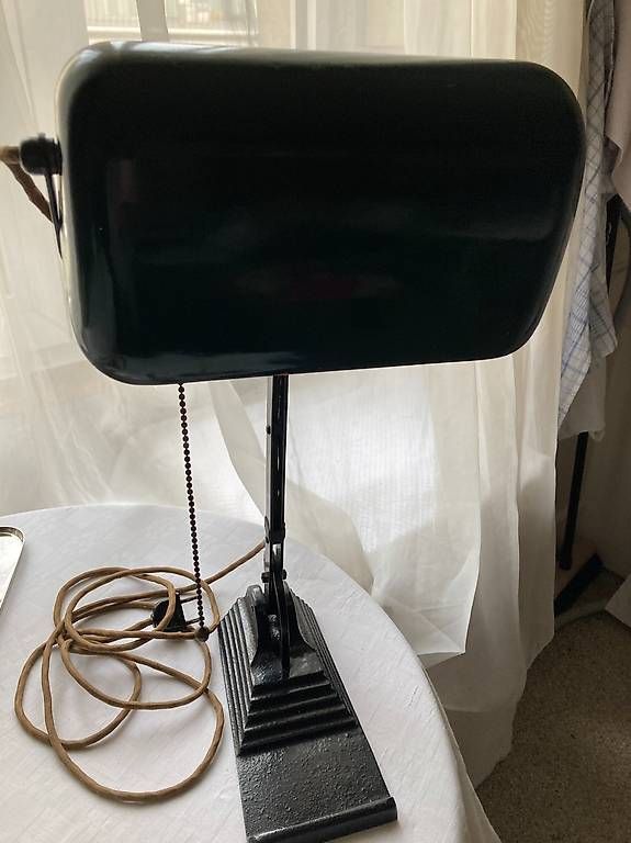 Lampade: Bänkerlampe antik – Usato da Basel venduto da luggi007