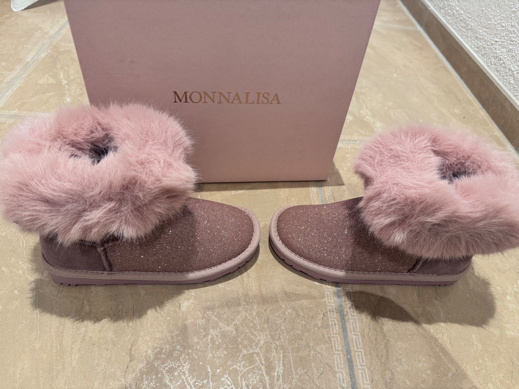 Scarpe per ragazze: Monnalisa neue Glitzer Stiefel, 31 – Nuovo e nell'imballaggio originale da Klingnau venduto da Markus14
