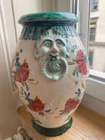 Grand vase faïence maiolica graffiata ancien
