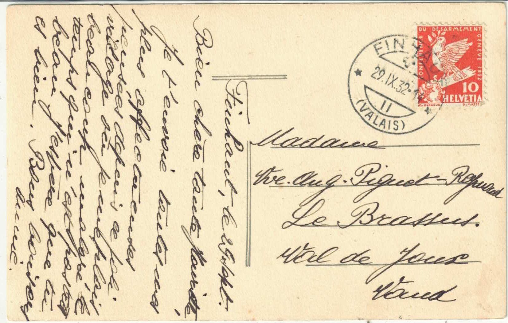 Cartes postales: Finhaut - Chalets - Alphütten – D'occasion à Ettingen par Kartenplanet 1