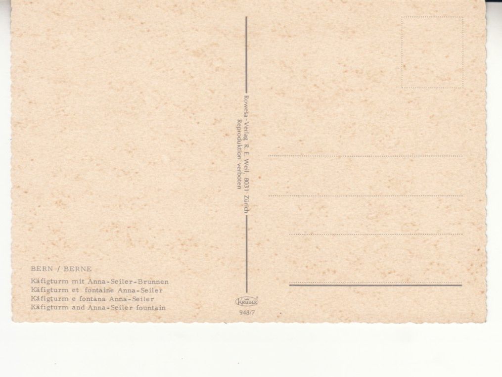 Ansichtskarten: Bern ca. 1960 – Gebraucht aus Bürglen TG von StampGraf 1
