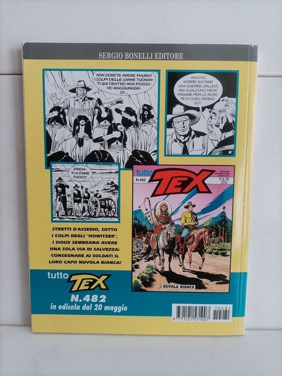 Fumetti: BD Tex 481 / Il vento dell’odio / Sergio Bonelli Maggio 2011 – Usato da crans montana venduto da AB3963 1
