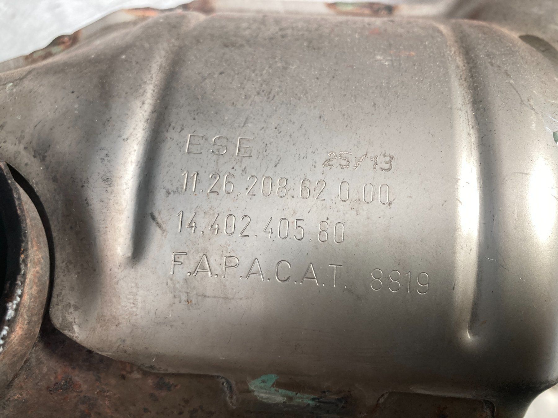 Citroën Sistemi di scarico: Katalysator Partikelfilter Citroen Jumpy128 PS – Usato da Cham venduto da Cham6332