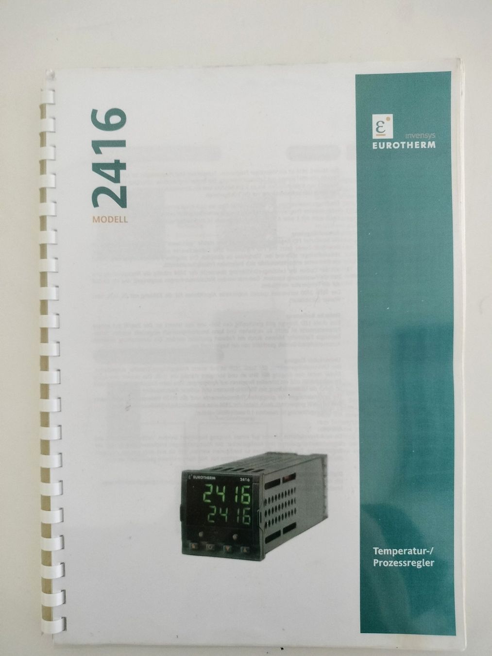 Sistema di controllo: Temperatur/Prozeessregler – Usato da Leuzigen venduto da hps_zk8g 3