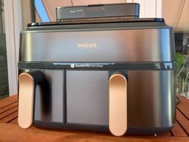 Heissluftfritteuse Philips 5000 Series Steam Airfryer Dual