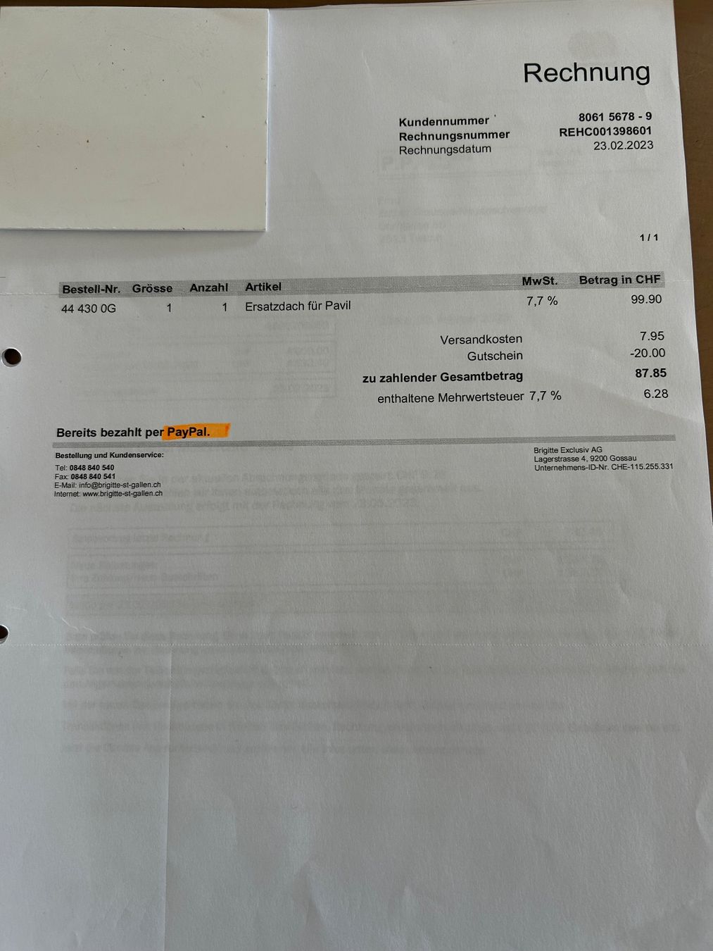Casette da giardino & serre: Ersatzdach zu Pavillon Modena – Nuovo e nell'imballaggio originale da Twann venduto da gia55 3
