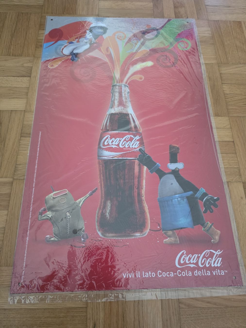 Coca-Cola Schilder: Coca Cola Blechschild Neu – Neu (gemäss Beschreibung) aus Bachenbülach von Dominik-20