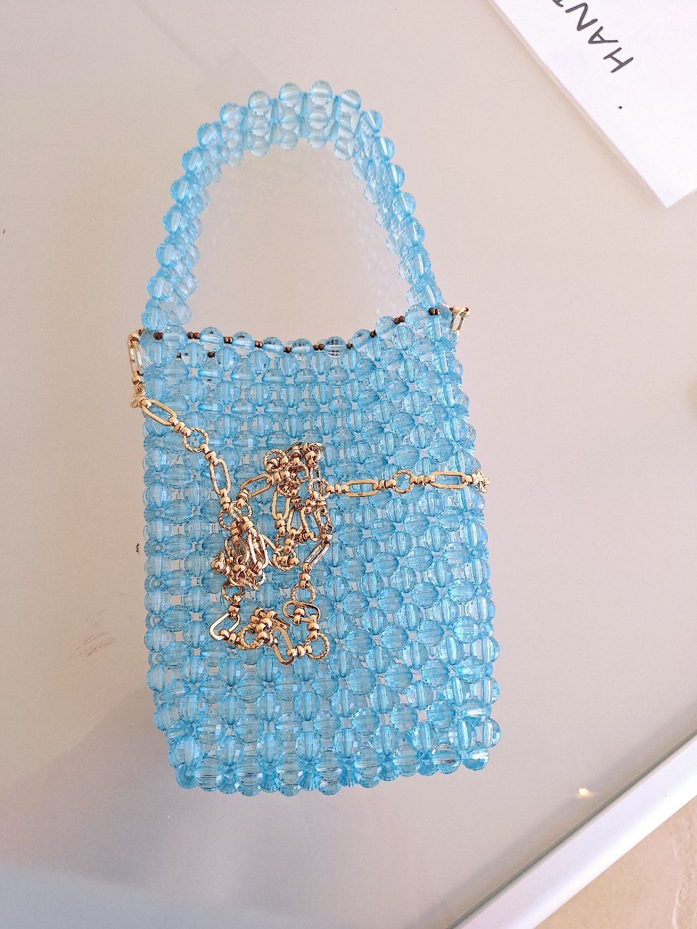 Borse: Tasche aus Perlen – Nuovo (secondo la descrizione) da Oberglatt ZH venduto da nat_c6k7 2