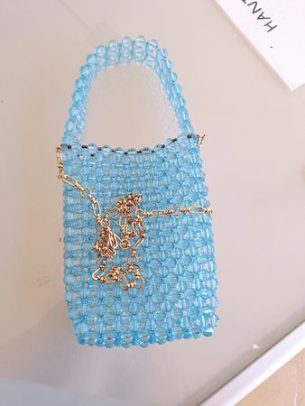 Tasche aus Perlen