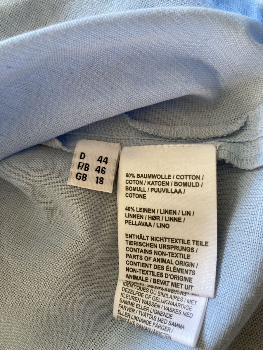 Peter Hahn Camicette: Leinen Bluse/Jacke 44 von Peter Hahn – Usato da Schaffhausen venduto da christamawe 5