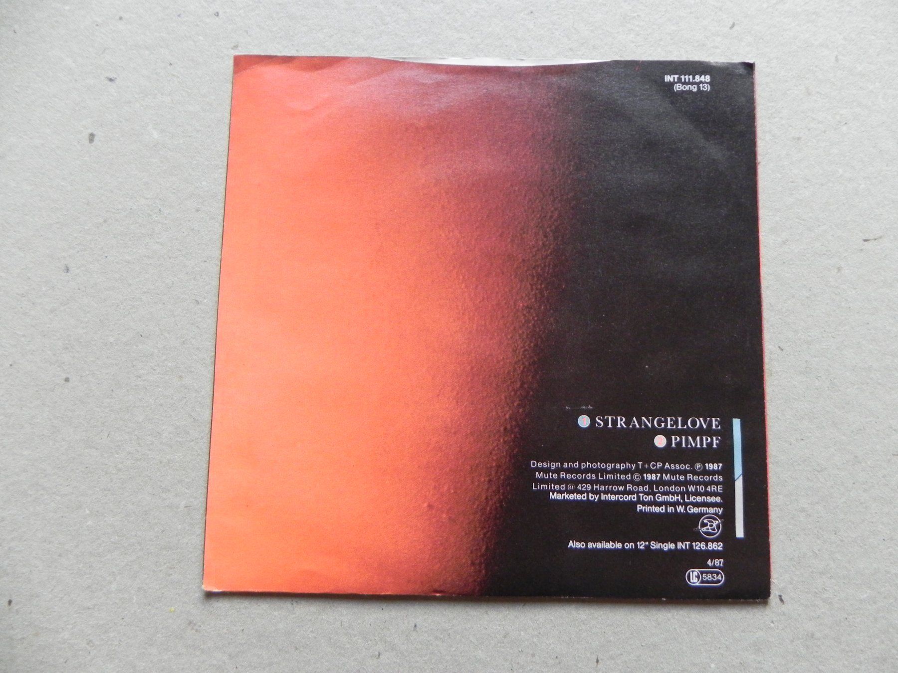 Schallplatten: Single engl. Synth - Rock Pop Band Depeche Mode 1987 – Gebraucht aus Siebnen von krimsie 1