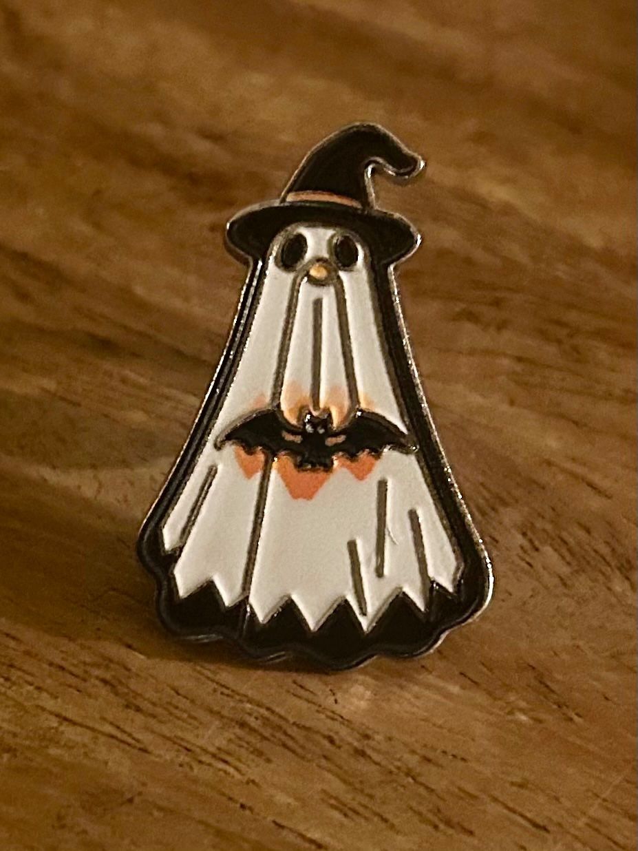 Plaketten & Abzeichen: Pin Geist / Gespenst Halloween – Neu und originalverpackt aus Geneve von vane267