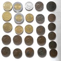 Konvolut 26 Stkück italien Lira Werte: 500, 200 ,20 ,10, 5 L