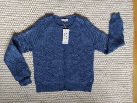 Jäckli Jacke Pullover Wolle Mohair CAROLL NEU, NP 139.-, S