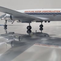 Breitling Super Constellation, Flugzeugmodell, 1:100 Holz