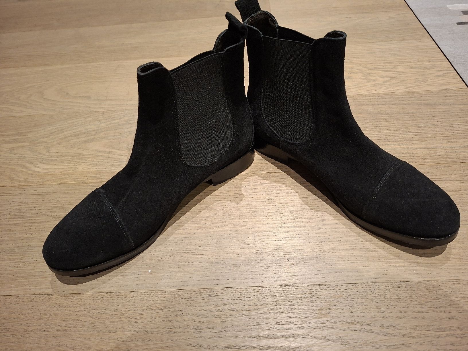 Chaussures femmes: A.Testoni Black Suede Leather Boots - Size 37 – D'occasion à Zürich par oli_p8cc 4