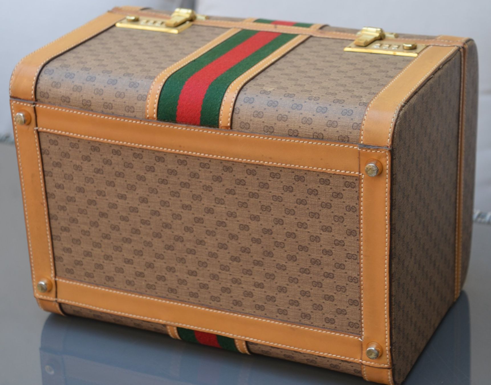 Gucci Custodie per cosmetici: Gucci Vanity-Case Beauty Bag Kosmetikkoffer – Usato da Collonges venduto da Auganien 8