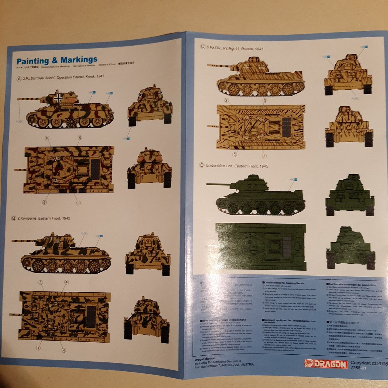 Kit di modellismo & Modellini statici: 724 ... T-34/76 Mod. 1942 ... Dragon 7268 – Nuovo (secondo la descrizione) da Bonstetten venduto da Benibanny59 1