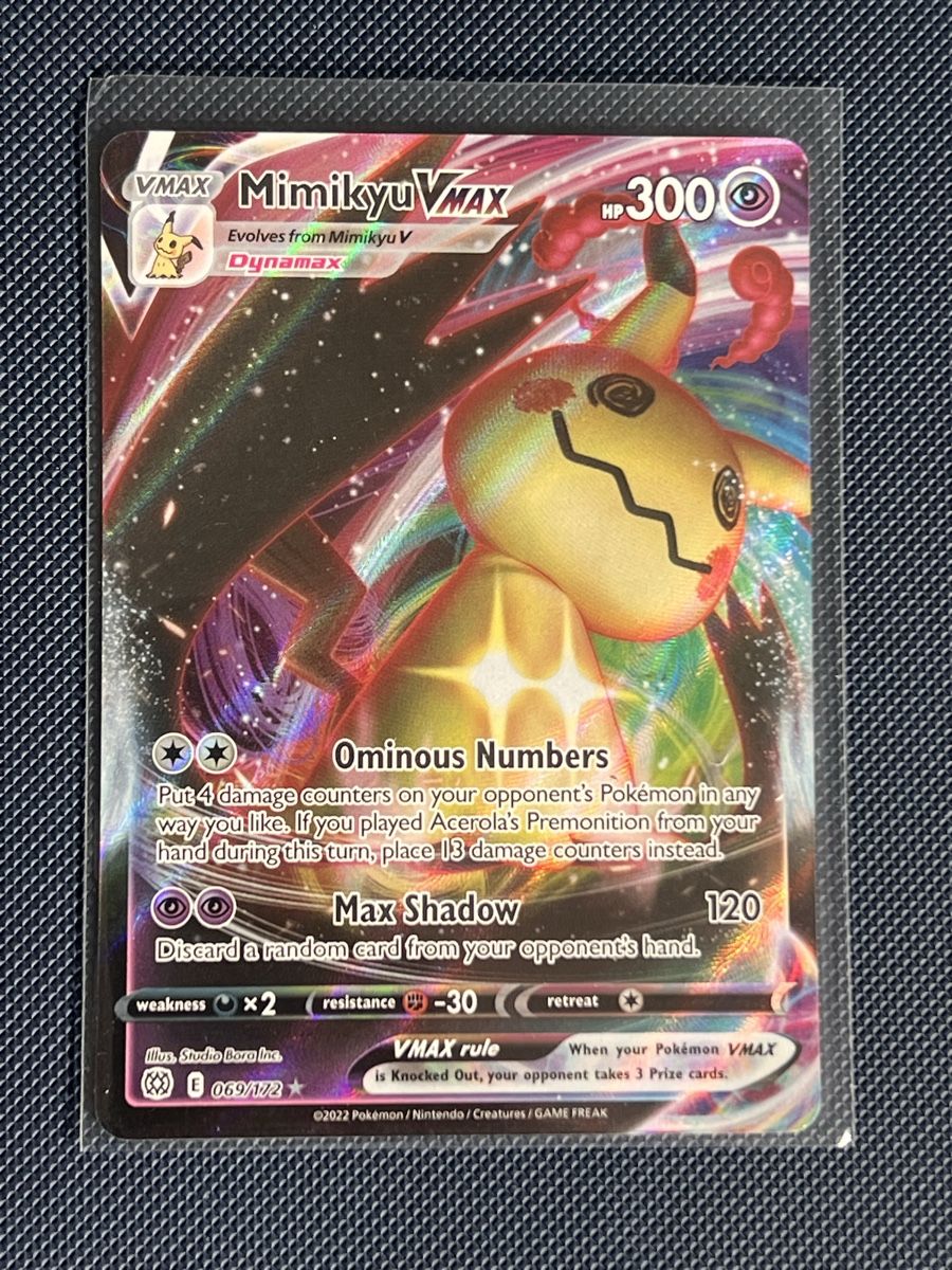 Pokémon Cartes à collectionner: Mimikuy VMax 069 Brilliant Stars – D'occasion à Zollikon par inf_l5jd
