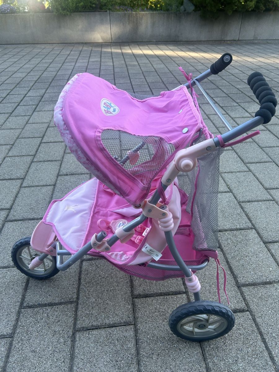 Puppenwagen: Poussette double Baby Born  – Gebraucht aus Fribourg von ficelle_de_luge 5