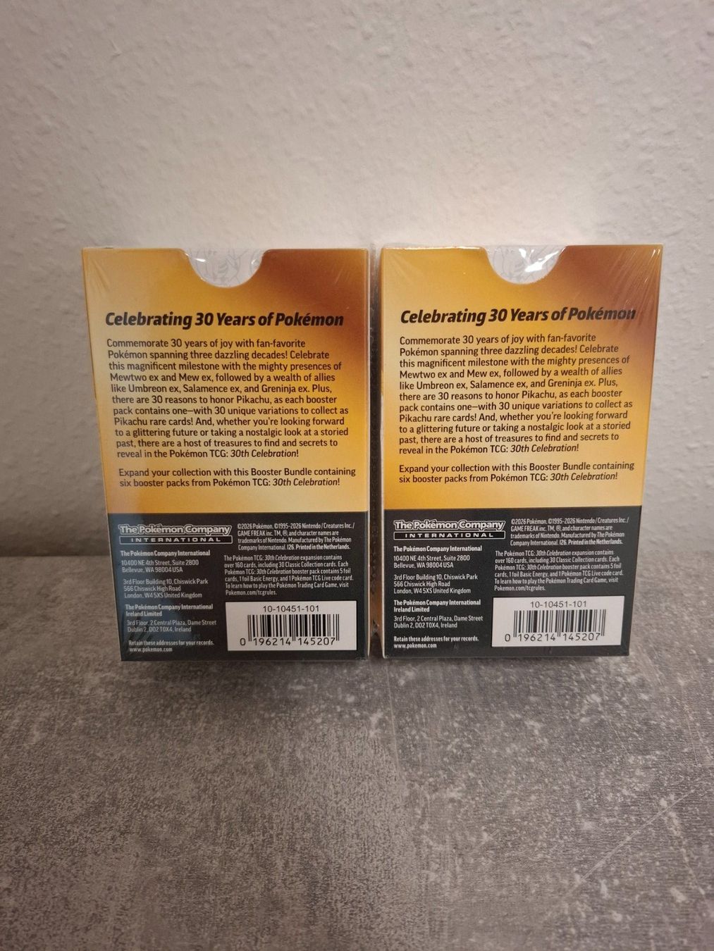 Pokémon Sammelbilder & Trading cards: 2x 30th Anniversary 30th Celebration Booster Bundle EN – Neu und originalverpackt aus Winterthur von andrekeller95 1
