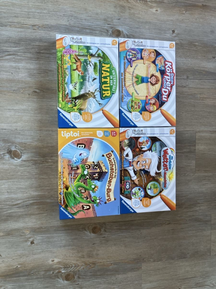 Ravensburger Jeux: Tip Toi 4x 4-7 jahre  – D'occasion à Birrwil par nicole86ch