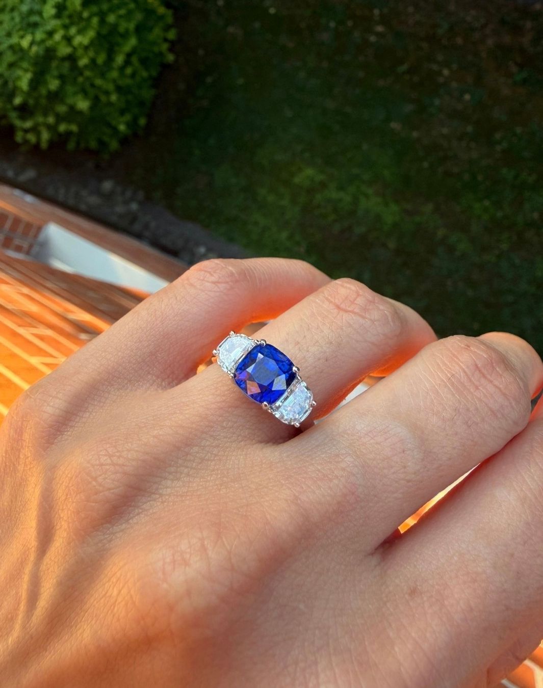 Anelli: Saphir Diamant Ring 4.19 ct GRS Typ Royal Blue – Nuovo e nell'imballaggio originale da Wallisellen venduto da mou_88kg 1