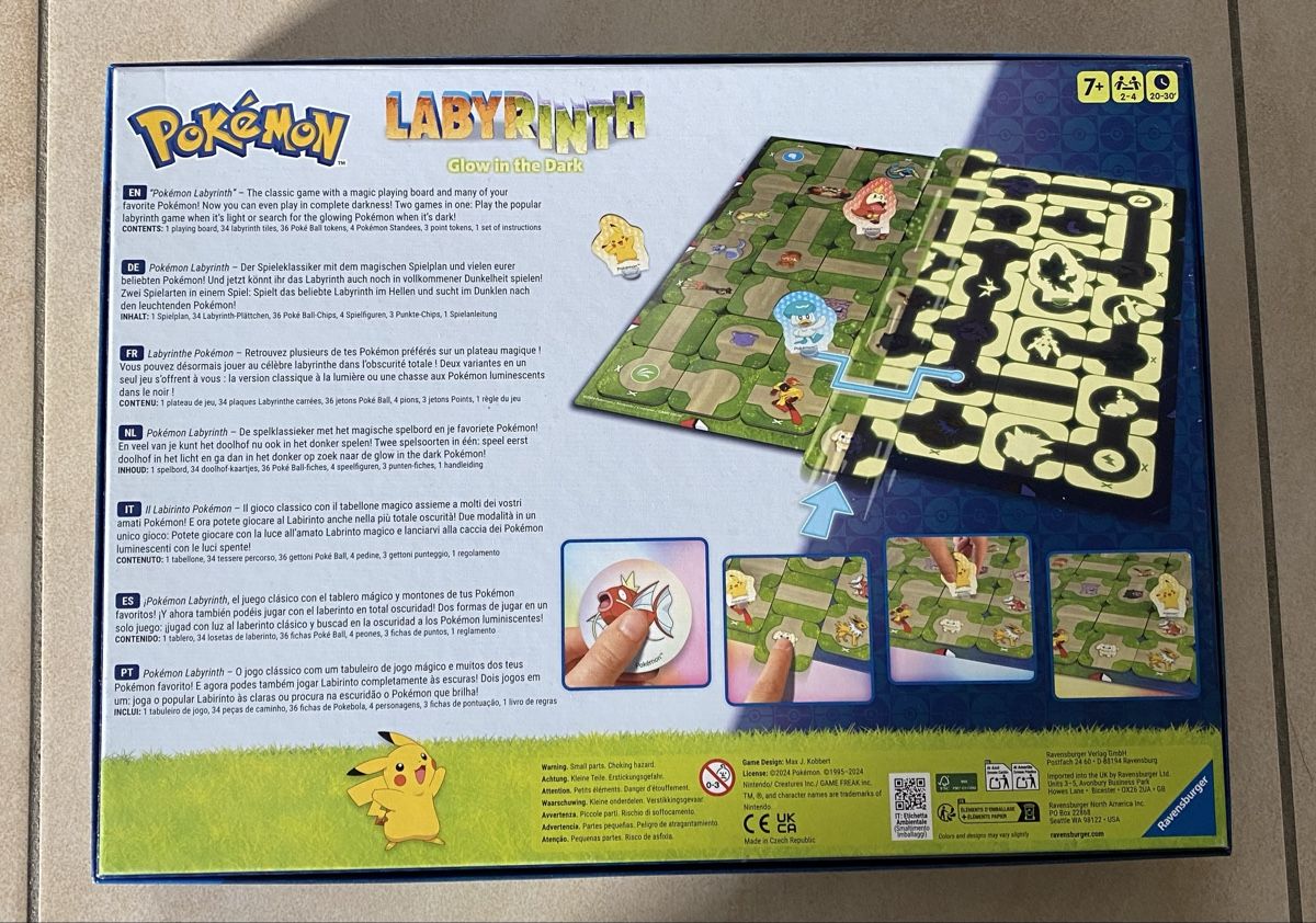 Ravensburger Giochi: Ravensburger Pokemon Labyrinthe – Nuovo (secondo la descrizione) da Meinier venduto da wellico22 1