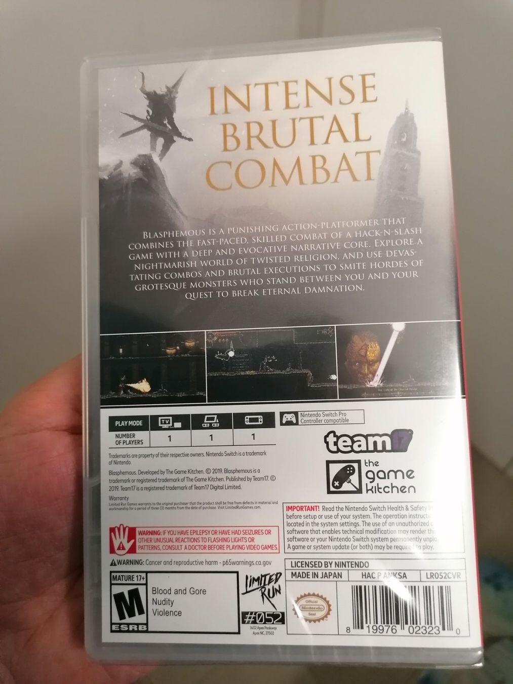Nintendo Giochi: Blasphemous Switch Limited Run – Nuovo e nell'imballaggio originale da Regensdorf venduto da Mesciupippi 1