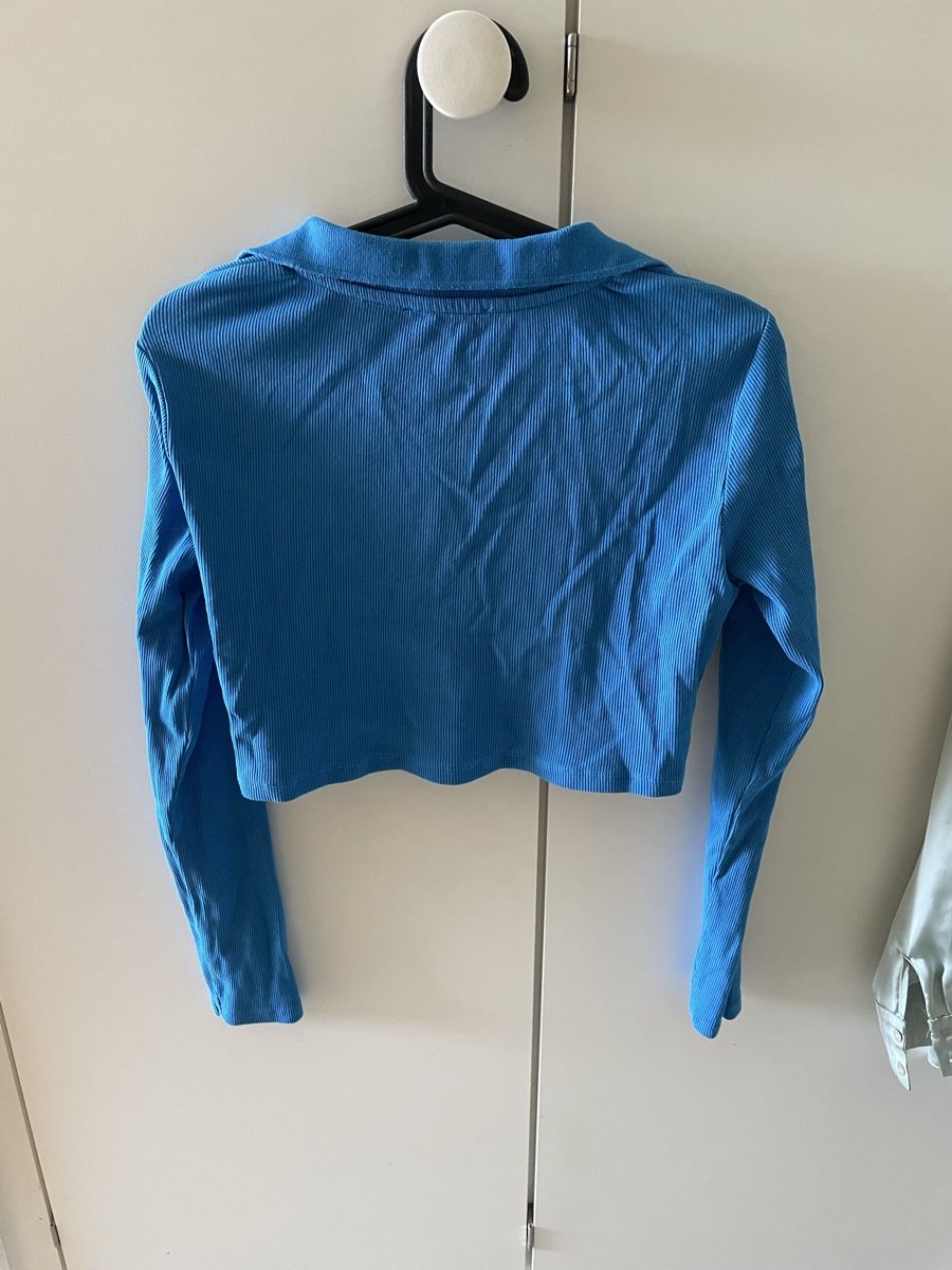 Zara Top: Top Zara bleu électrique, taille l – Nuovo (secondo la descrizione) da Pully venduto da kaba07 1