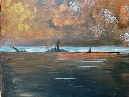 Toile acrylique - "Horizon"