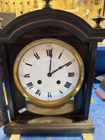 PENDULE NEUENBURG? I SCHLAG AUF 2 TONFEDERN I ANTIK CA. 1850