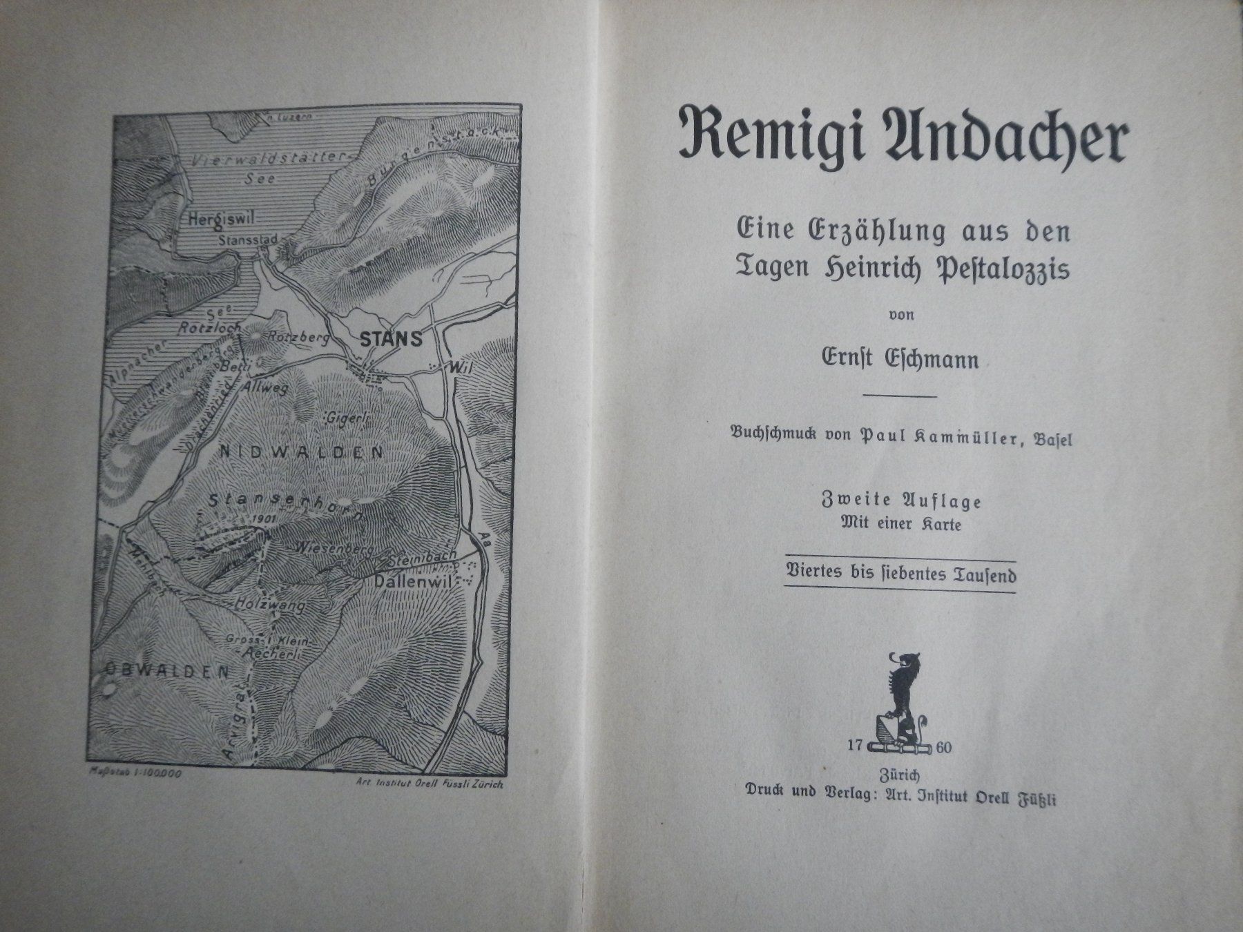 Libri: Remigi Andacher von Ernst Eschmann, 1918 – Usato da Wallisellen venduto da Marysan8 3