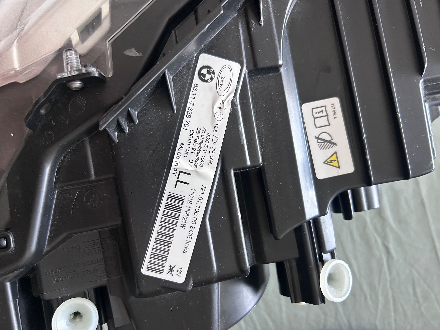 BMW Fari: BMW Scheinwerfer 63 11 7 338 701. links – Difettoso da Herzogenbuchsee venduto da oKo_Sch 3