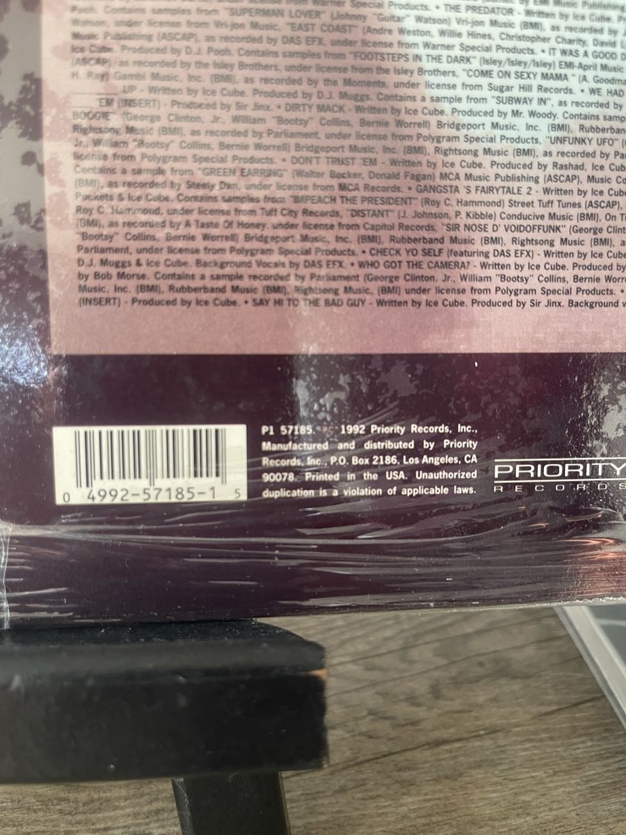 Dischi in vinile: Ice Cube / The Predator  – Nuovo (secondo la descrizione) da Dagmersellen venduto da stonefinger 2