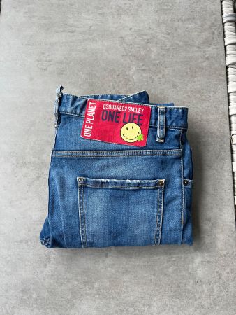 Dsquared2 Smiley One Life One Planet 50 Blau Top Zustand