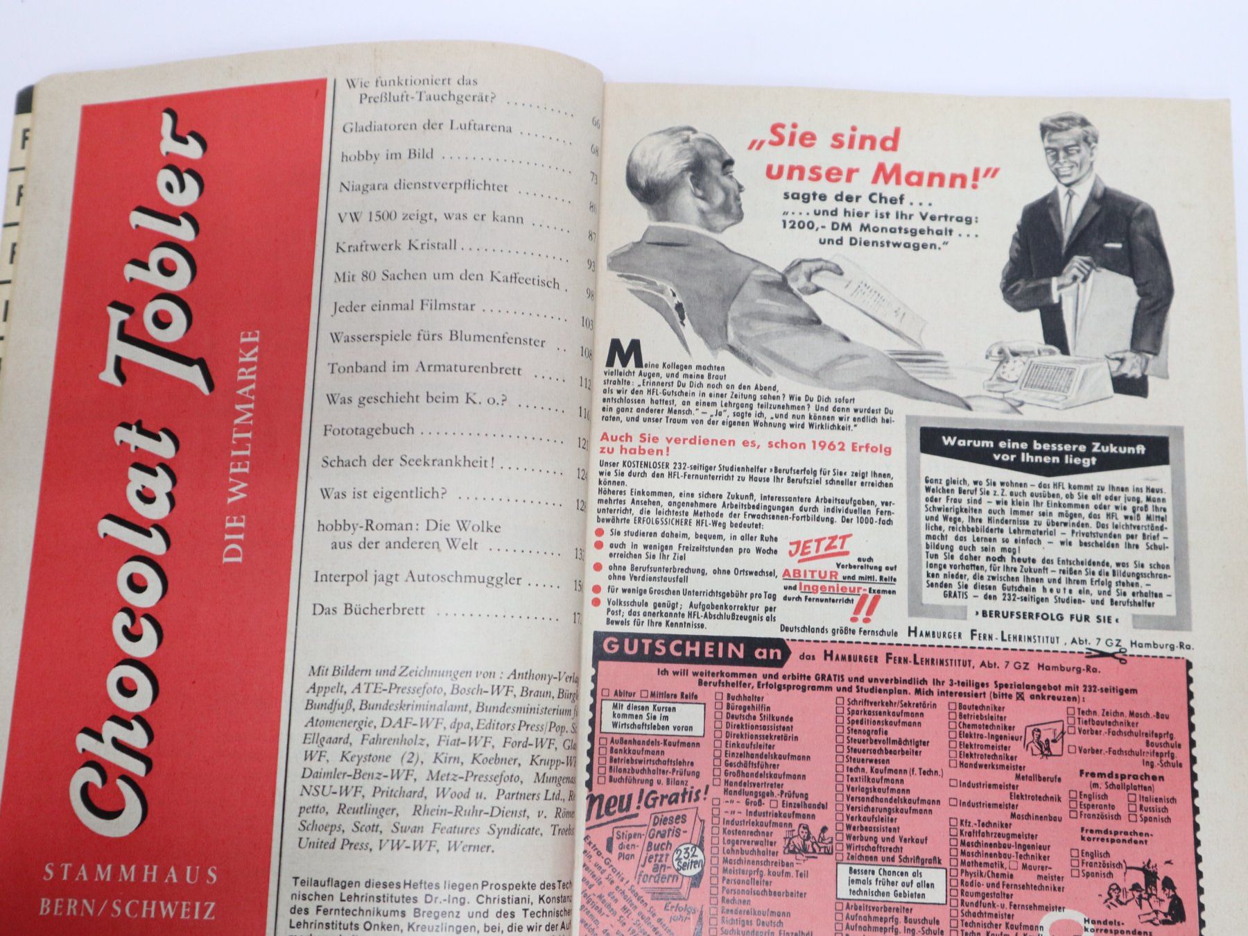 Riviste & Magazine: Hobby 1961 VW 1500, DAF, VW Karmann, Zündapp – Usato da Eschenbach SG venduto da Astalavista 3
