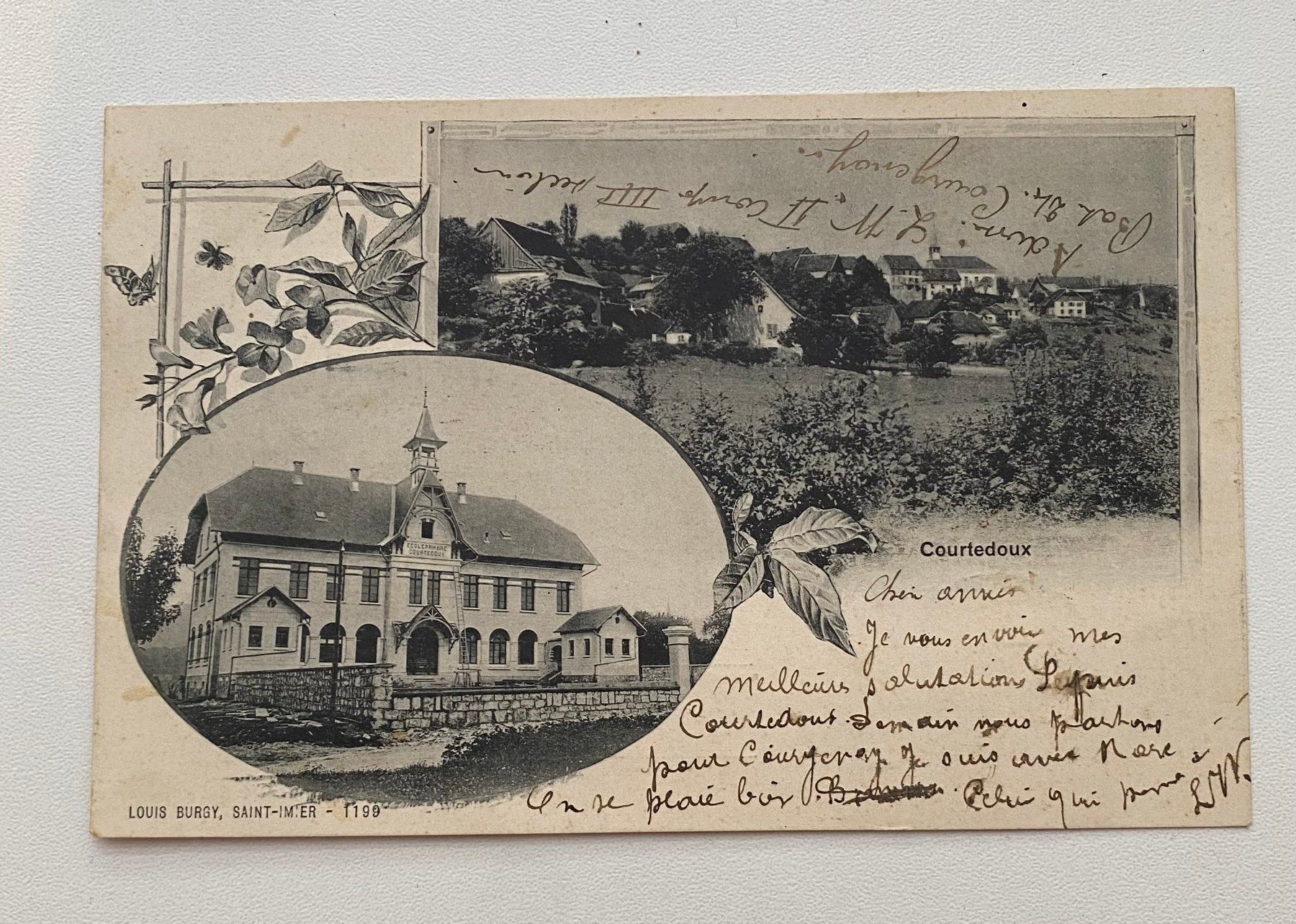 Cartoline postali: Courtedoux – Usato da courtedoux venduto da dan029