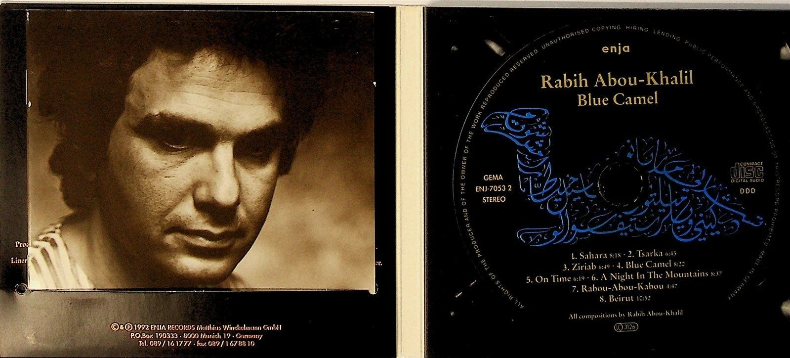 CD: CD Rabih Abou Khalil - BLUE CAMEL - enja – Usato da Bern venduto da Uli_10_11 1