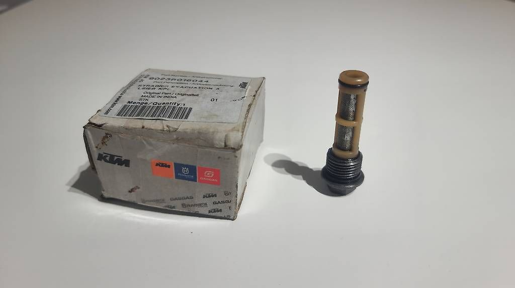 Modelleisenbahnen: Genuine KTM oil strainer drain plug – Gebraucht aus Grenchen von Joray_Preparation