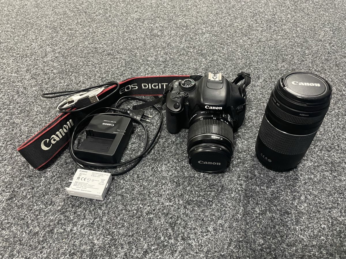 Canon Appareil photo: Canon EOS 600D Spiegelreflexkamera mit zwei Objektiven – D'occasion à Lupsingen par McFly12