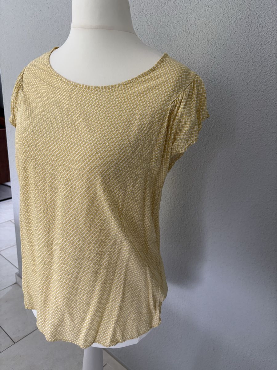 Opus Top: Opus Shirt, Grösse 40, gelbes Muster – Usato da Rothenburg venduto da Momo1302 1