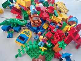 Duplo: Cars Hook, Flugzeug, Post, Traktor, Krokodil, Loki ..