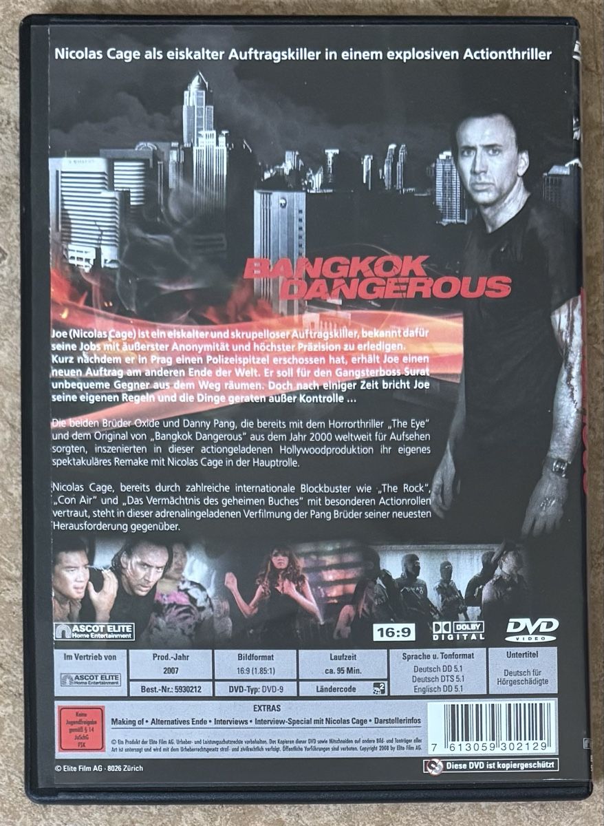 Alle DVDs: BANGKOK DANGEROUS  – Neu (gemäss Beschreibung) aus Dietikon von AndreaSch01 1