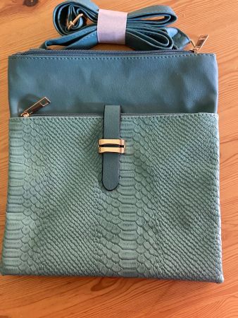 Sac à bandoulière turquoise élégant - parfait pour l'été!