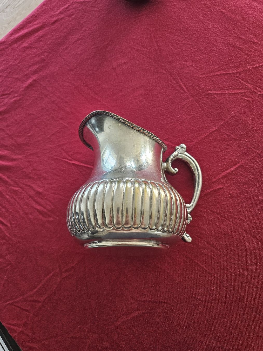 Karaffen: Vintage Silver-Plated Creamer Pitcher - Elegant Design – Gebraucht aus Immensee von Gitter 2