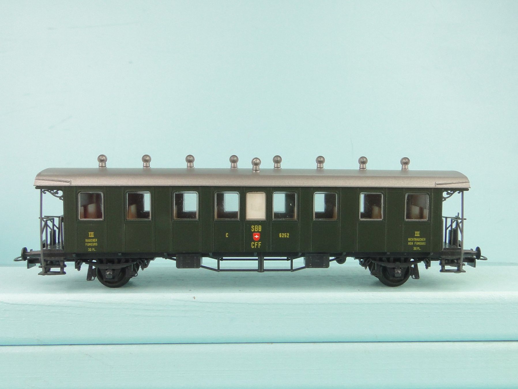 Liliput Modellini di ferrovie: Liliput SBB III Klasse Platformwagen – Usato da Bülach venduto da cann11 2