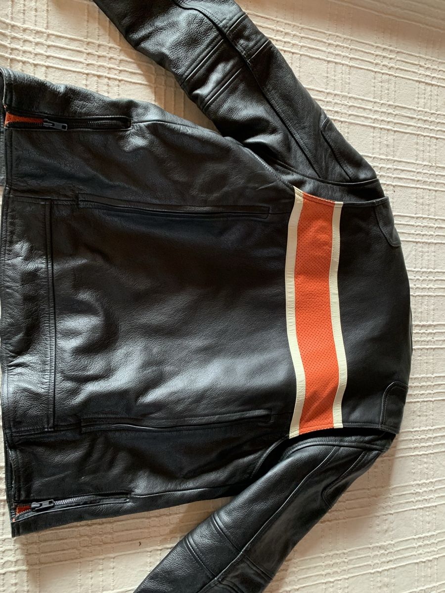 Jacken: Lederjacke, Chopperstyle, Gr. L – Gebraucht aus Röschenz von Corvette8 4
