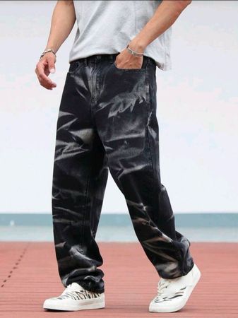 Manfinity │ Herren Wide Baggy Jeans │ XXL