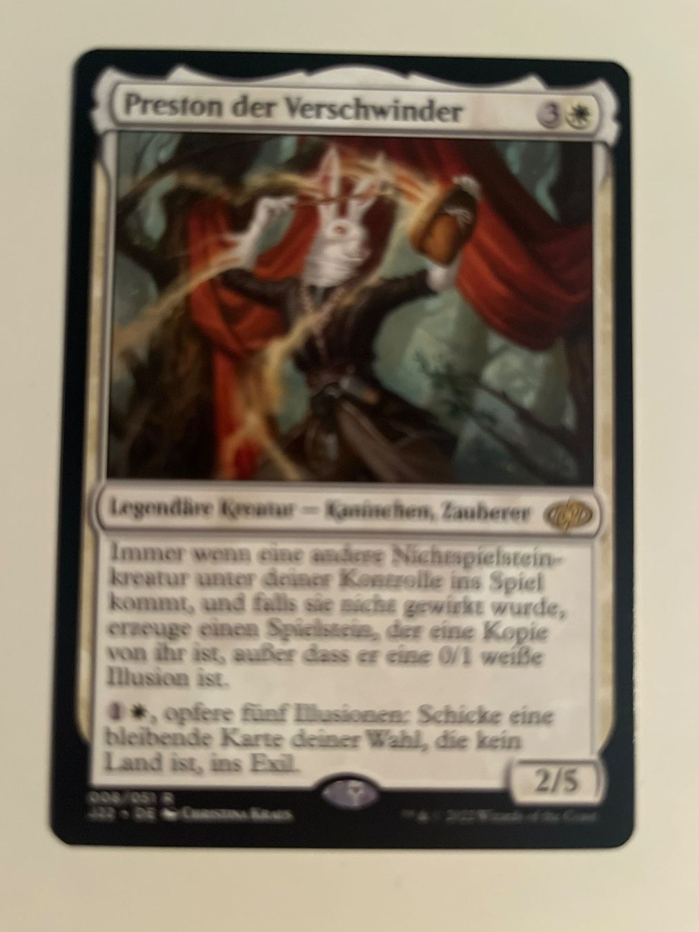 Magic The Gathering Sammelbilder & Trading cards: 1 x Preston der Verschwinder - Magic: The Gathering - MtG – Gebraucht aus Kriens von Shadi1980